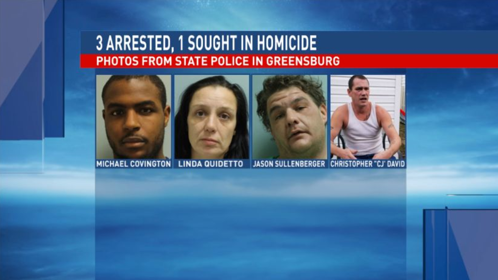 Police 3 of 4 suspects in Westmoreland County homicide arrested WJAC
