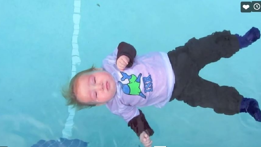 infant survival swim training