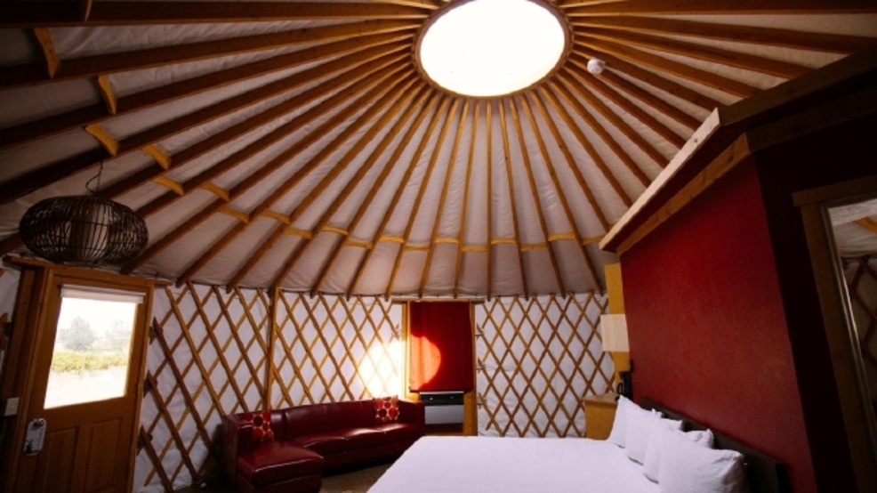 Photos Inside a Desert Yurt Seattle Refined