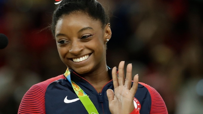 Biles wins 4th Rio Games gold in floor exercise 
