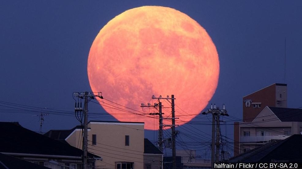 April's "Full Pink Moon" in view Friday WSET