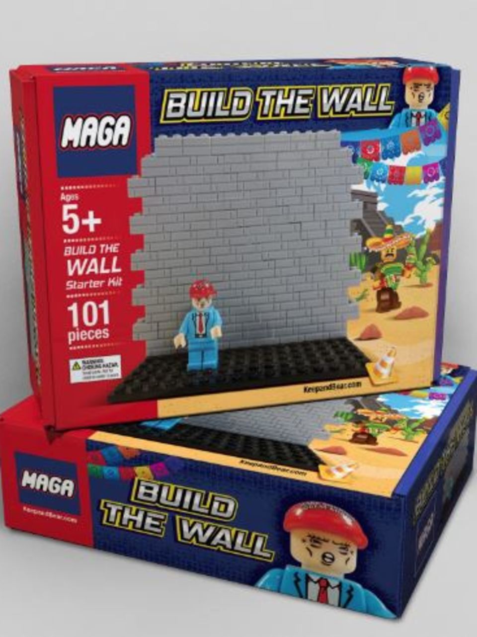 build the wall toy set