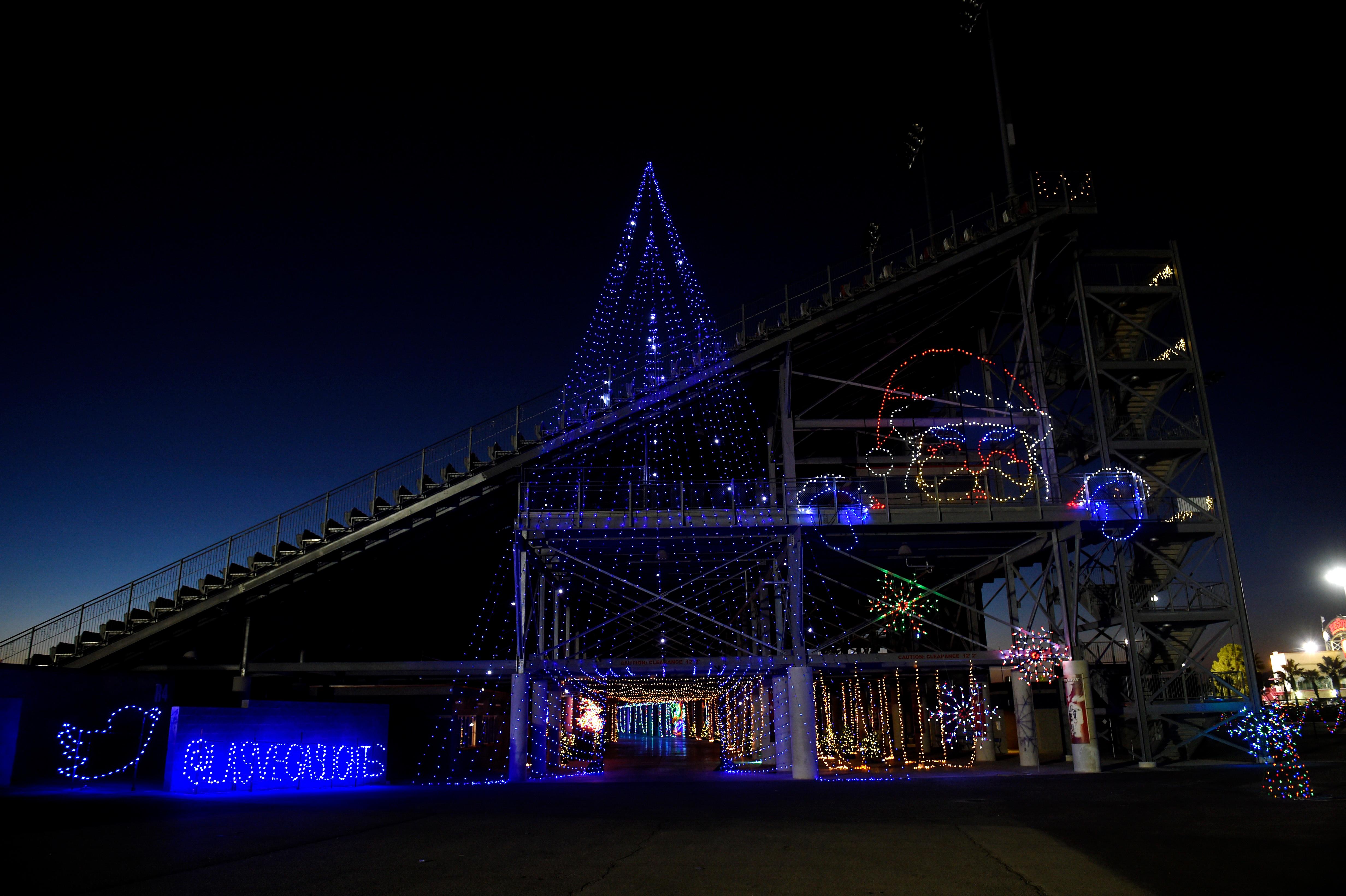 Christmas Lights At Las Vegas Race Track at William Frantz blog