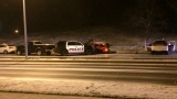 Suspected DUI and icy roads lead to injury of two KDPS officers