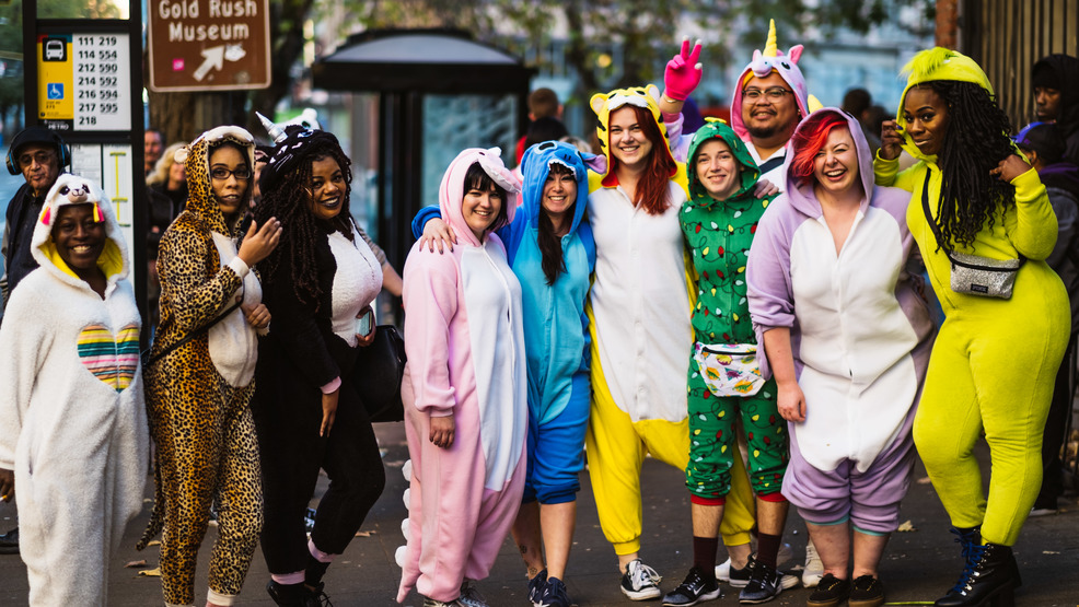 Photos Seattle turned into a giant pajama party for the annual Onesie