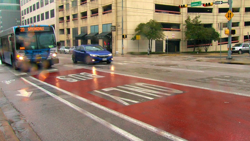 City painting more red bus lanes similar to one that faded within weeks