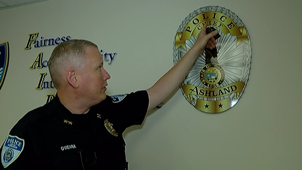 Ashland Police Department unveils new badges KTVL