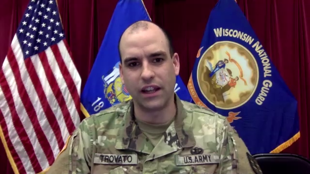 Captain Joe Trovato, Spokesperson for the Wisconsin National Guard Capt Joe Trovato, Wisconsin National Guard Spokesperson.png
