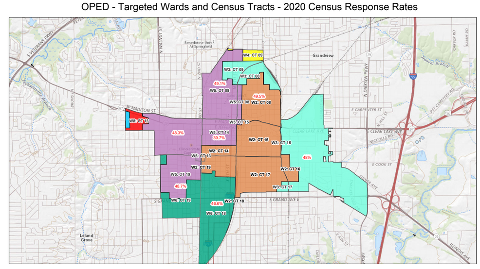 Springfield census response rate WICS