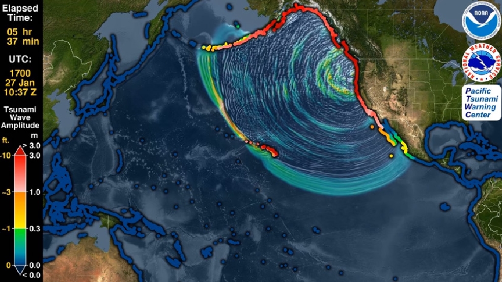 Watch NOAA Simulates Great Pacific Coast Tsunami Of 1700 KOMO