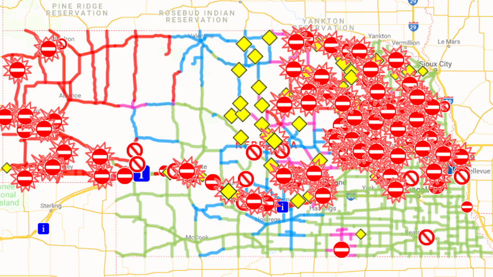 Nebraska Road Closures Map vrogue.co