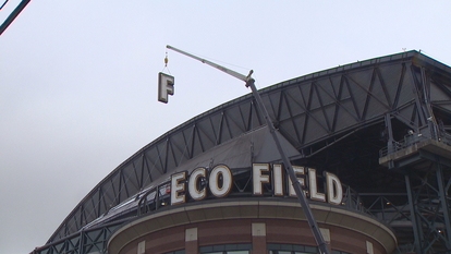 Safeco Field Sign Coming Down T Mobile Park On The Way Kmtr