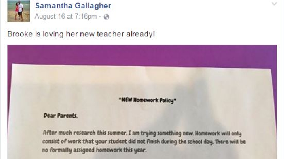 Benefits of no homework policy image